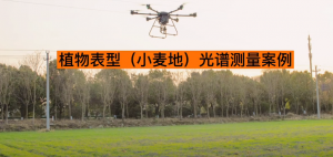 無人機高光譜測量系統測試小麥地氮素